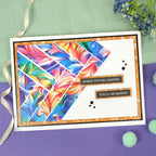 Duo Design Paper Pads - Iridescent Rainbow & Sparkling Sequins