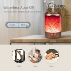 AUTUMN RAIN Essential Oil Diffuser Himalayan Salt Lamp Cool Mist Humidifier 3 in 1