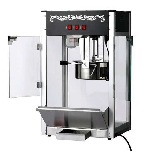 12oz Black Canadian Commercial Popcorn Machine