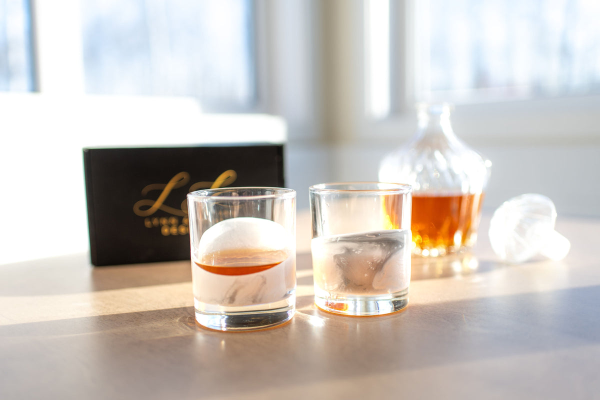 Resin Coated Whisky Glasses (Set of 2) - back in stock!