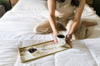 Back in Stock! Resin Gold Rectangle Tray