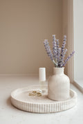 Fluted Round Tray