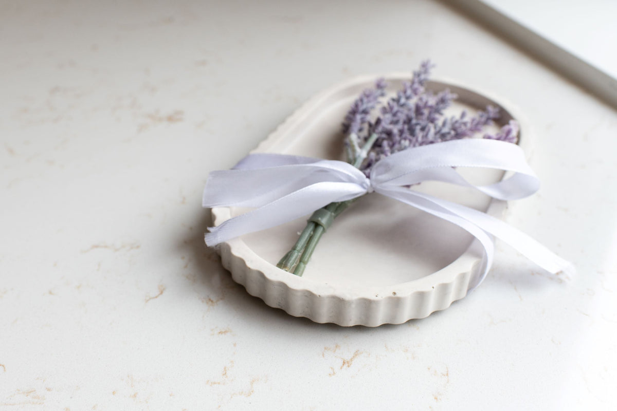 Fluted Oval Tray