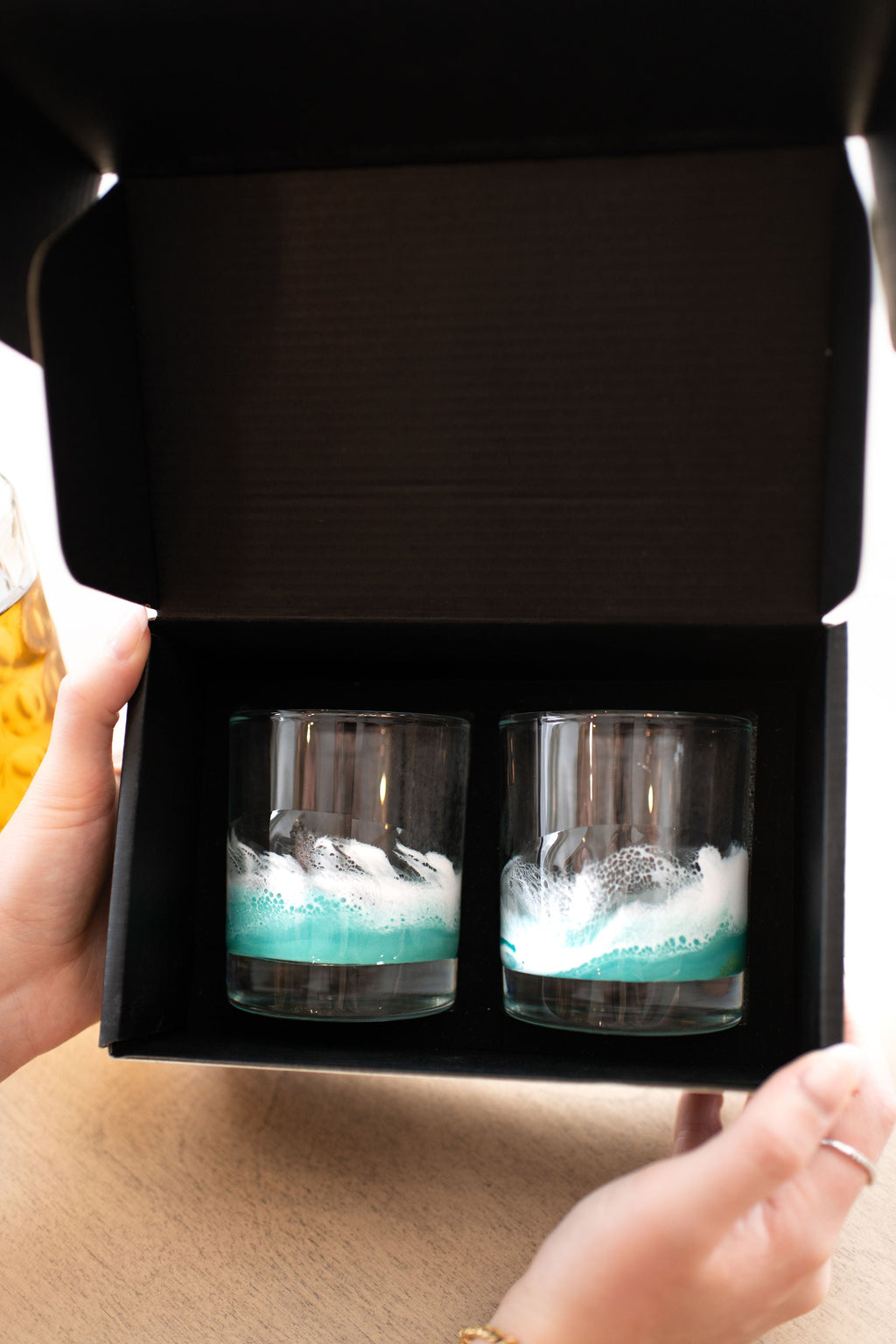 Resin Coated Whisky Glasses (Set of 2) - back in stock!