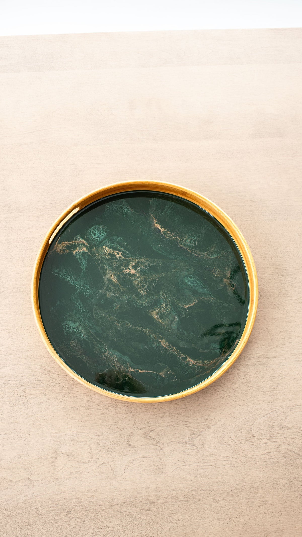 Bamboo Round Serving Trays