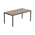 Table de salon en métal noir, taupe foncé - Monarch (I3797)