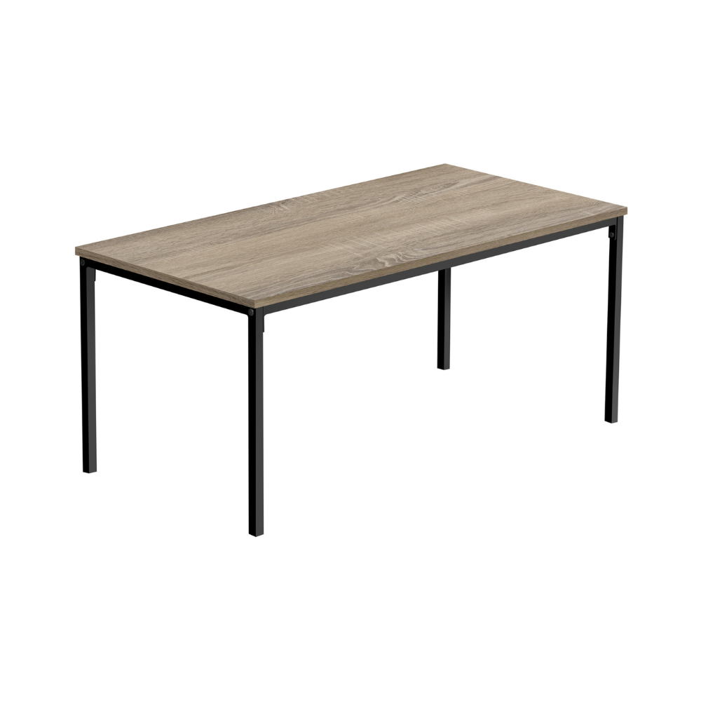 Table de salon en métal noir, taupe foncé - Monarch (I3797)