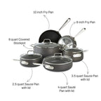 ALL CLAD E113SC64 HA1 Hard Anodized Nonstick Cookware 10PC Set