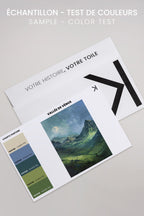 VALLÉE DE VÉNUS, Oeuvre sur toile étirée