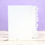 Festive Fancy-Edge Card Blanks - Snowflakes