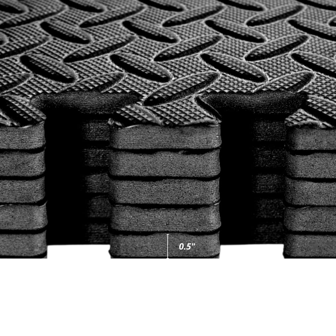HAJEX Interlocking EVA Foam Gym Floor Mats