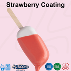 Strawberry Cone Dip Coating - 1.5 KG Bucket - Rubicone Canada - Ships Free Within Canada on Orders Above CAD $199