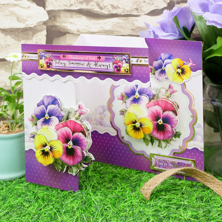 In Full Bloom - Floral Delights Deco-Large Set - Pretty Pansies