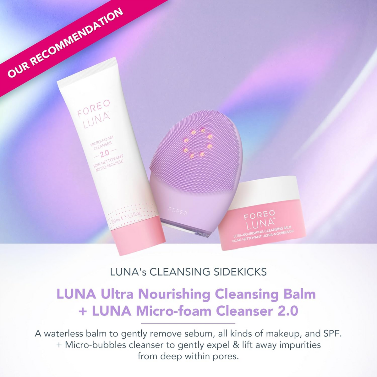 FOREO LUNA 4 Plus Smart Cleansing & Anti-Aging Device - Sensitive Skin