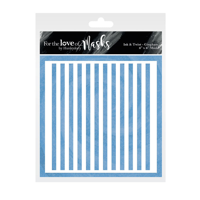 For the Love of Masks - Ink & Twist - Gingham