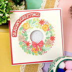 For the Love of Stamps - A Circle of Festive Foliage