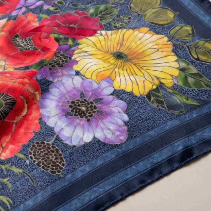 Silk Scarves (Secret Garden After Dusk) Batik