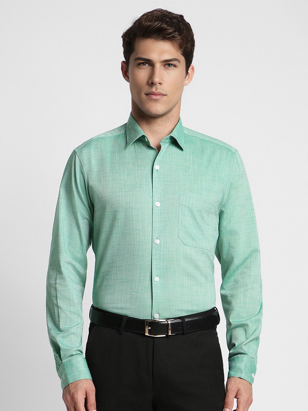 Peterio Cross Hatch Cotton Formal Men's Shirt - Multiple Colors Available