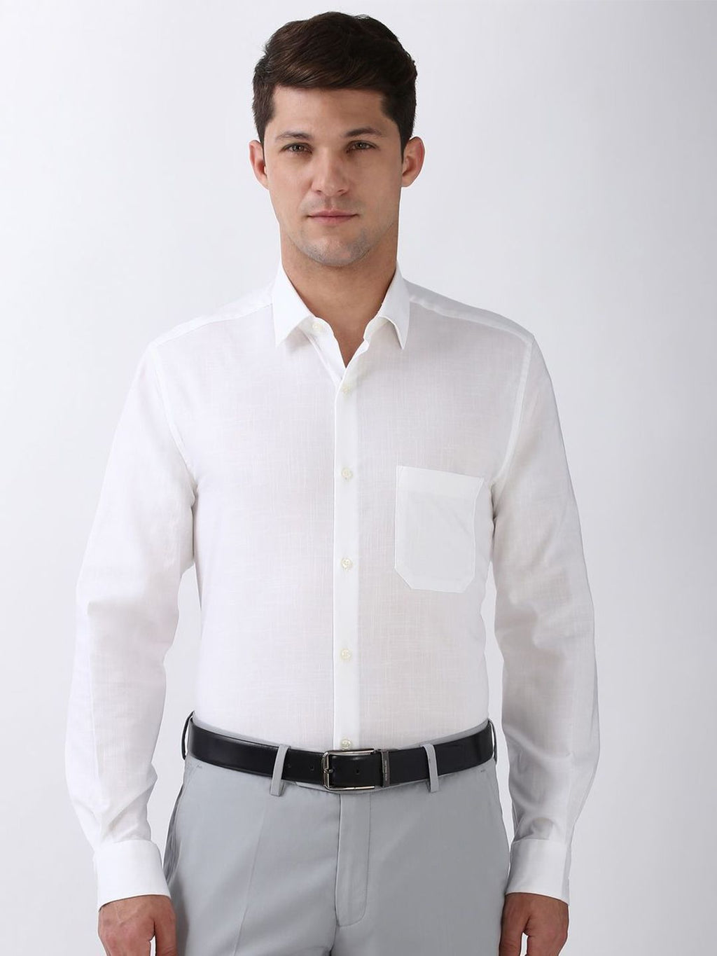 Peterio Cross Hatch Cotton Formal Men's Shirt - Multiple Colors Available