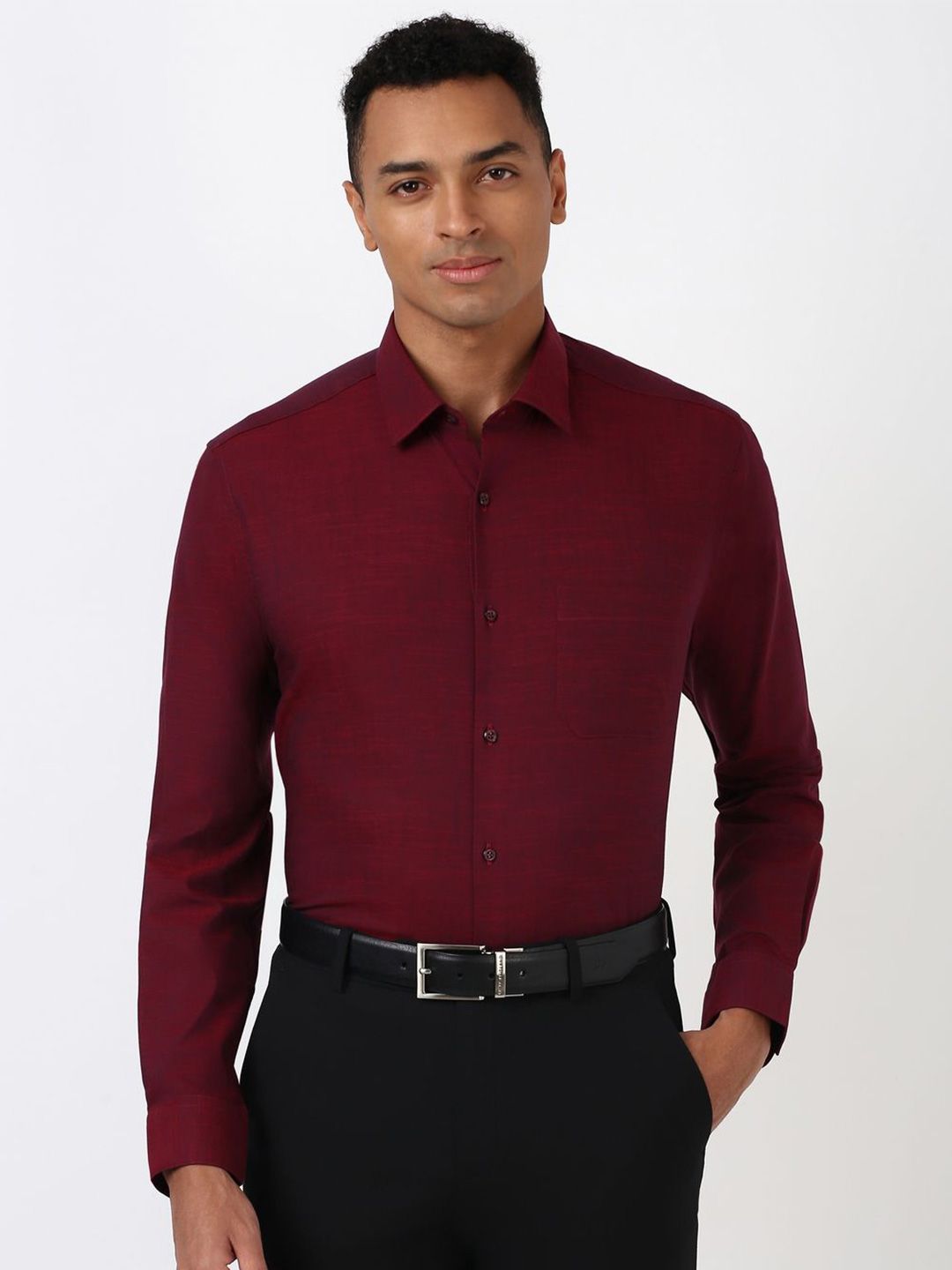 Peterio Cross Hatch Cotton Formal Men's Shirt - Multiple Colors Available