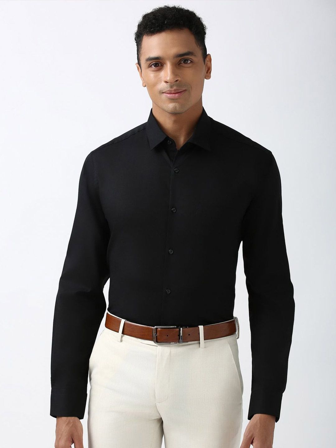 Peterio Cross Hatch Cotton Formal Men's Shirt - Multiple Colors Available