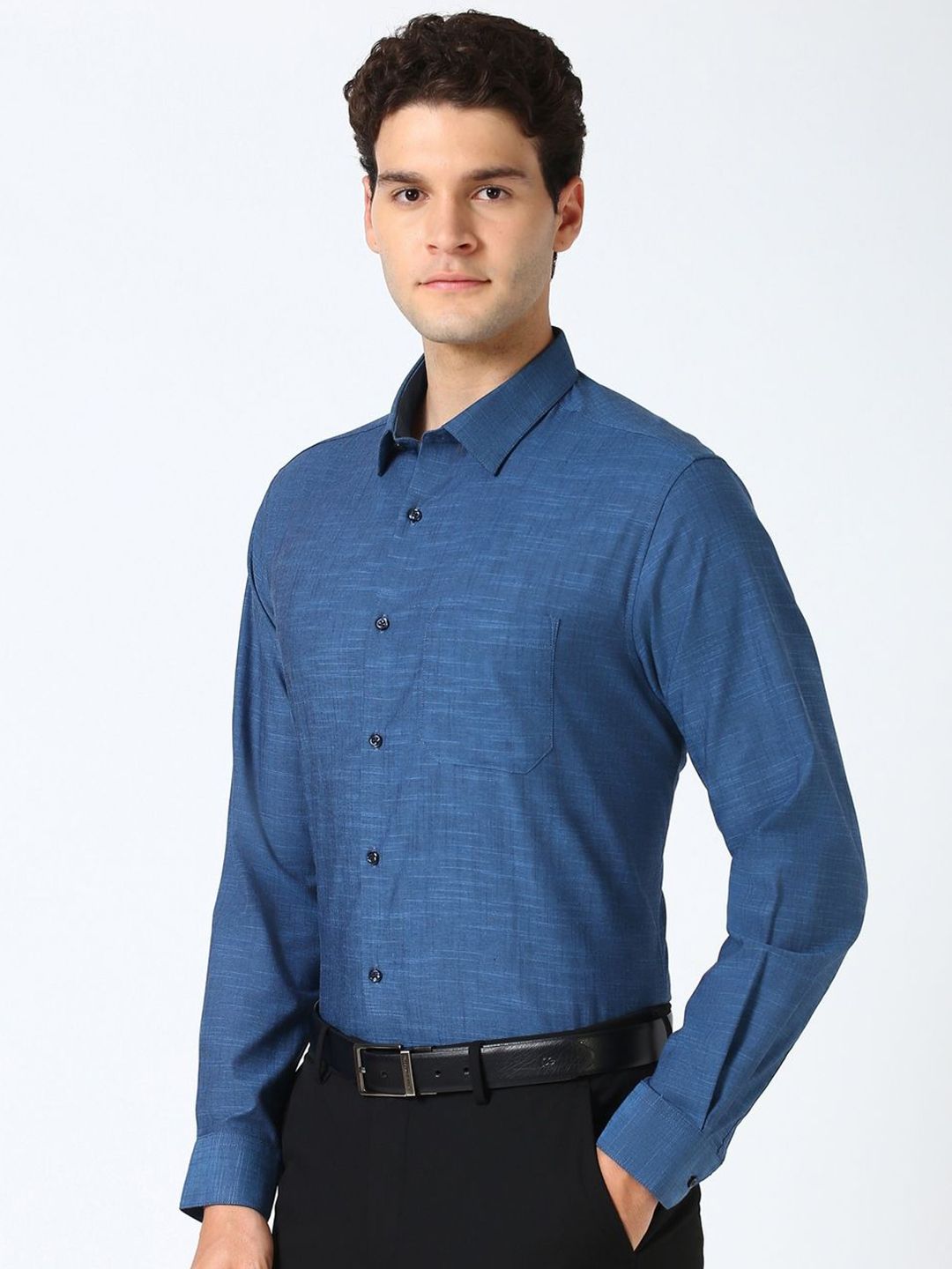 Peterio Cross Hatch Cotton Formal Men's Shirt - Multiple Colors Available