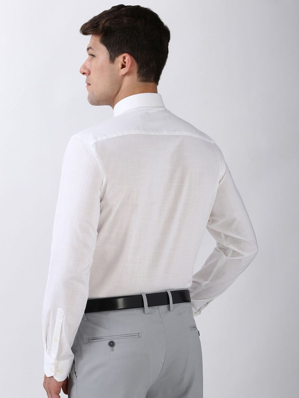 Peterio Cross Hatch Cotton Formal Men's Shirt - Multiple Colors Available
