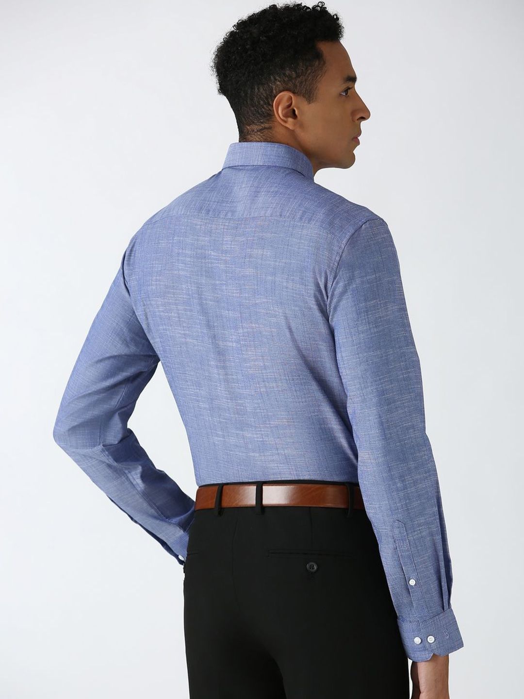 Peterio Cross Hatch Cotton Formal Men's Shirt - Multiple Colors Available