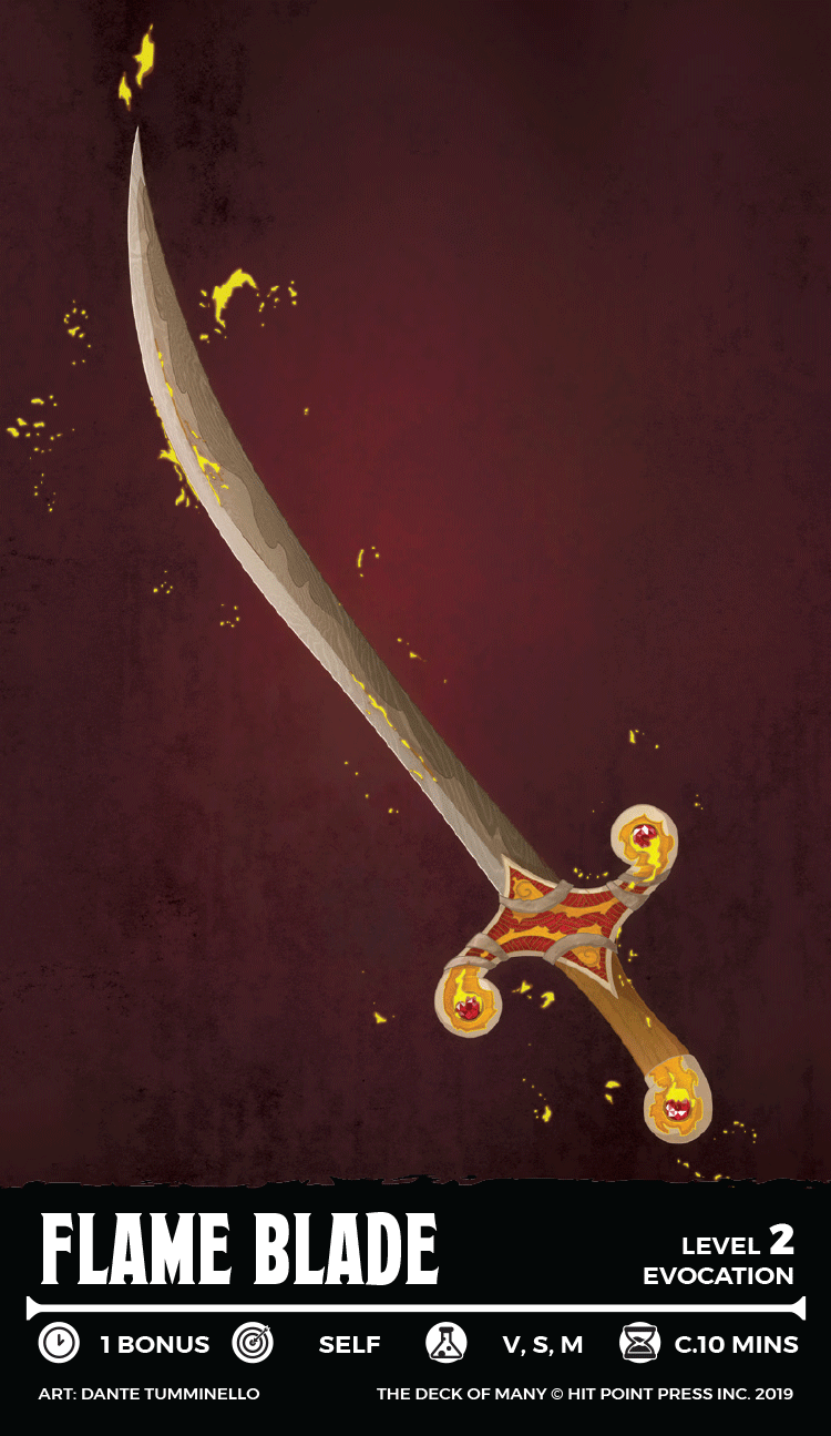Animated Spells: Level 2, A-H - 5e 2014 D&D (Reference Cards)