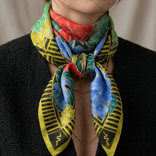 Silk Scarves (Velvet Bloom) Batik