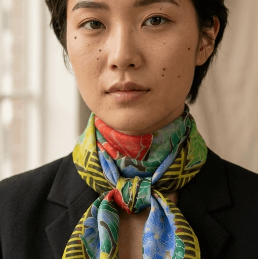 Silk Scarves (Velvet Bloom) Batik