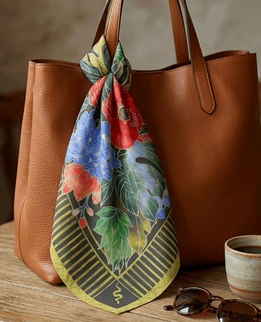 Silk Scarves (Velvet Bloom) Batik