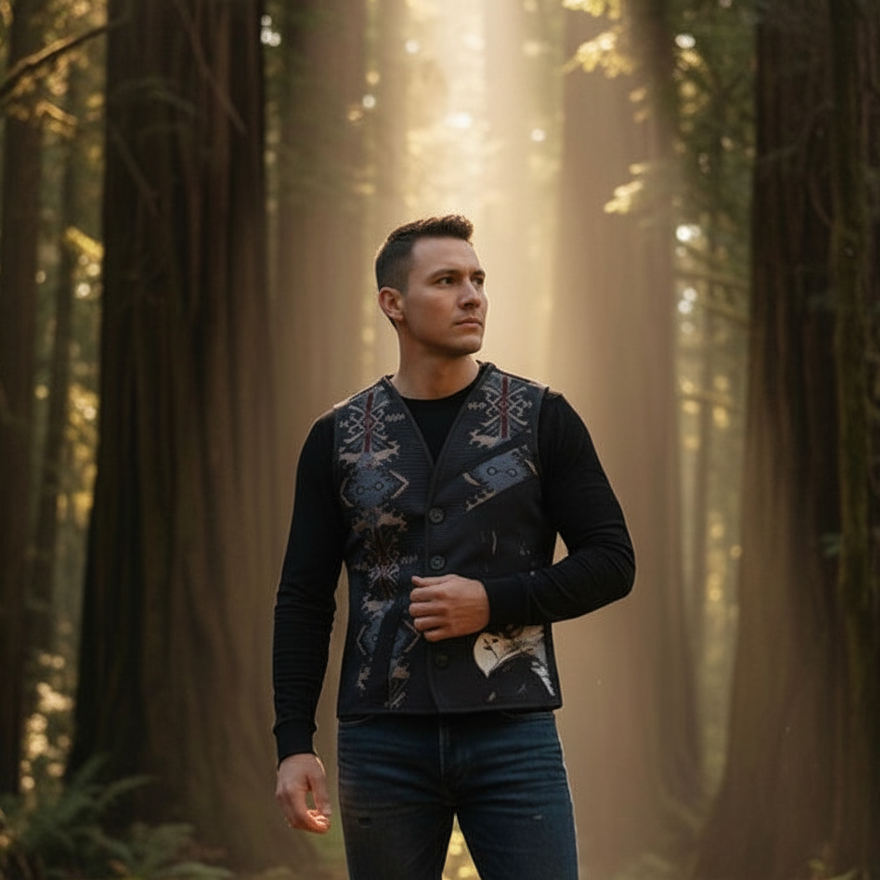 Eagle Native Vest(Black)