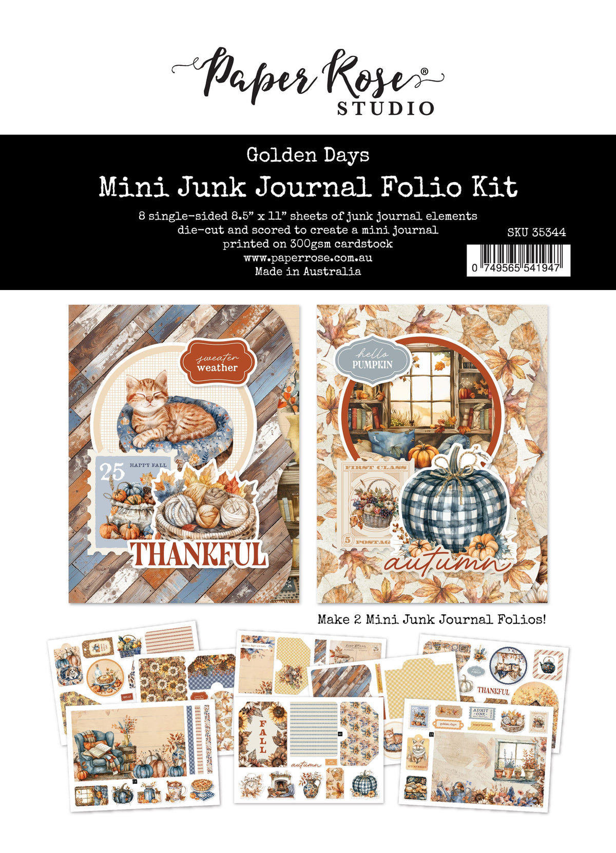 Golden Days Mini Folio Kit 35344