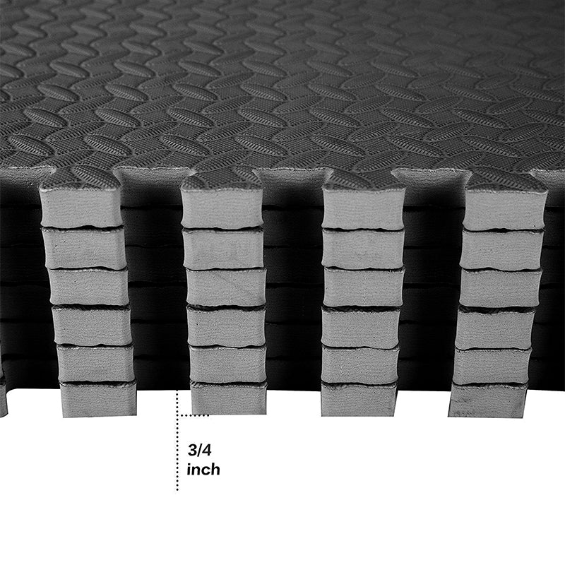 HAJEX Interlocking EVA Foam Gym Floor Mats
