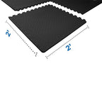 HAJEX Interlocking EVA Foam Gym Floor Mats