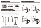 Weight Lifting Bench with Lat Pulldown Pulley & Scott Bench (LHG SR-01)