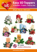 Easy 3D Toppers - Candles in Winter