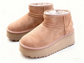 2026 Women’s Classic Winter Snow Boots – Warm Sheepskin Lining, Non-Slip Rubber Sole, Flat Outdoor Comfort
