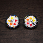 Beaded Halo Studs