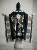 Hunting Eagle HandMade Wool Poncho