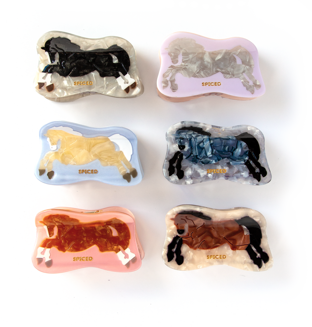 Prancing Pony Hair Clip