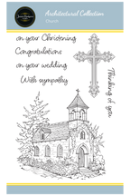 Jamie Rodgers Crafts Church A6 Clear Stamp Set