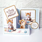 Crafty Kittens Die Cut Topper & Decoupage Collection