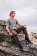 Unisex Organic Cotton Tee - Blank Apparel- Sage Grey