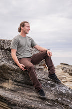 Unisex Organic Cotton Tee - Blank Apparel- Sage Grey