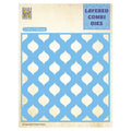 Nellie's Choice Layered Combi Dies Square Drops Layer B
