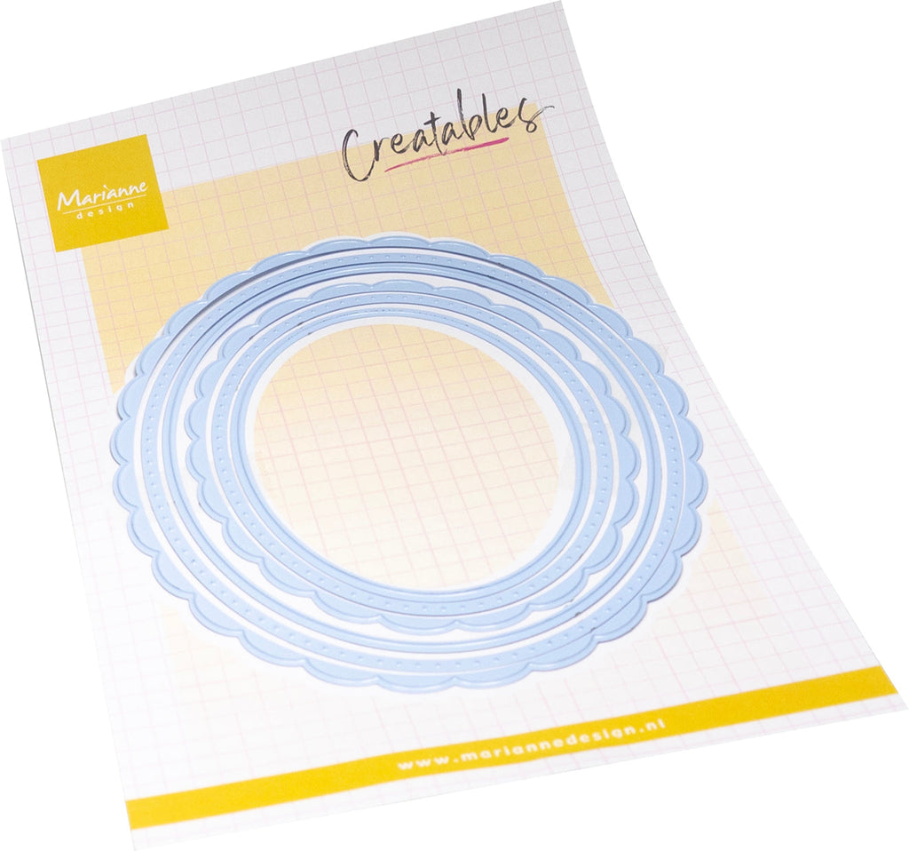 Marianne Design Creatables Die - Scalloped Oval
