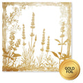 Lavender & Roses Gold Foil A 12x12 Paper (6pc Bulk Pack) 32223