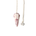 Lepidolite Pendulum 6 Facet & Bead - 3 Pack